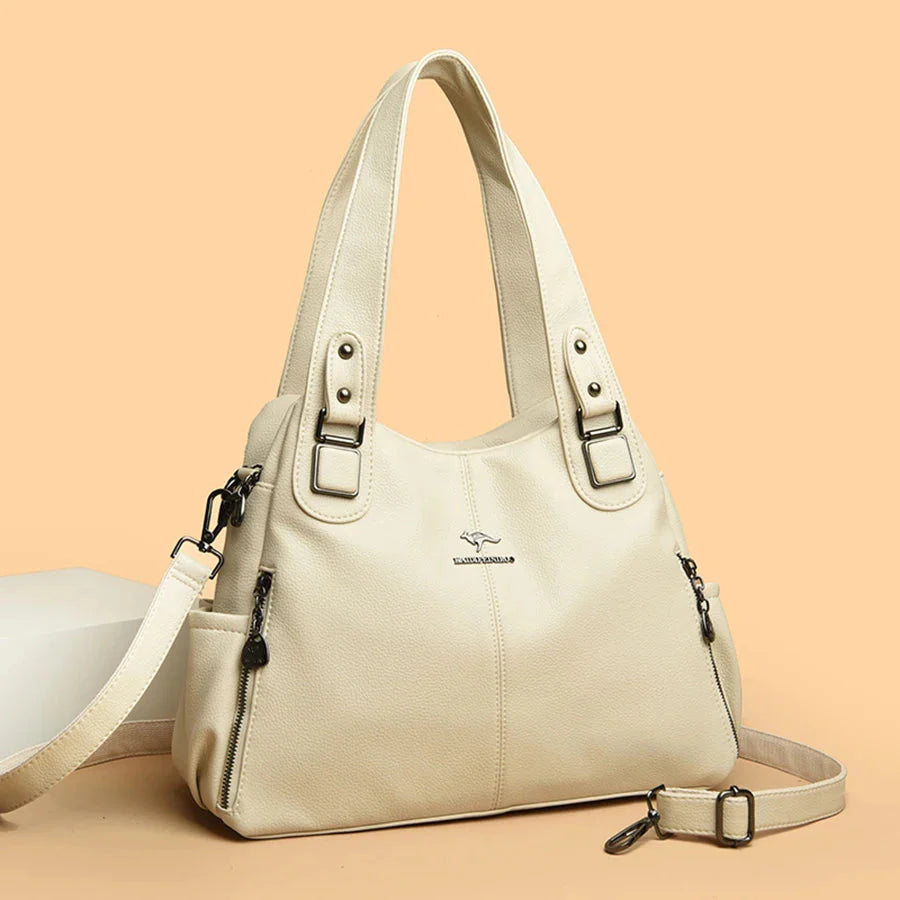 Aurora Classic Vintage Leather Shoulder Bag