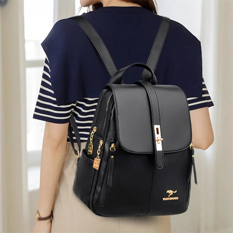 Aurora Leather Backpack