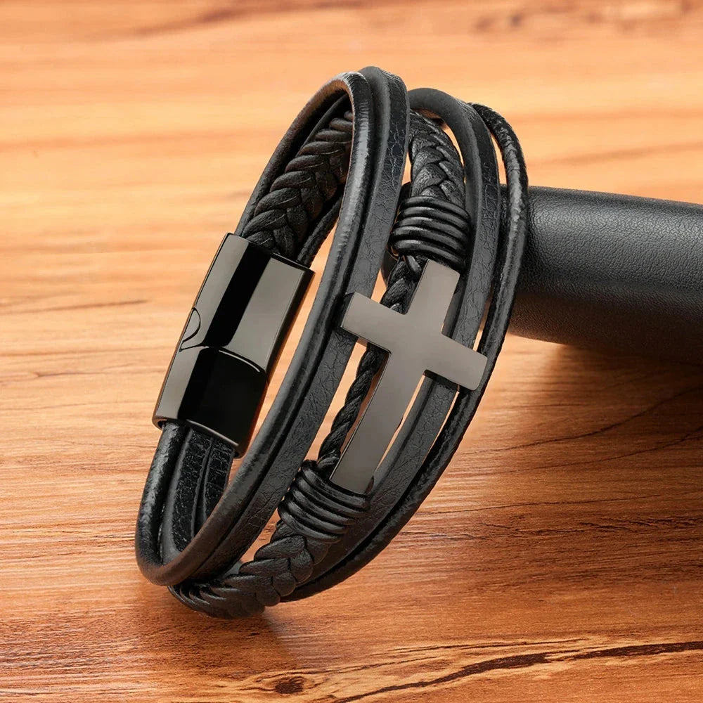 Classic Men's Leather Bracelet