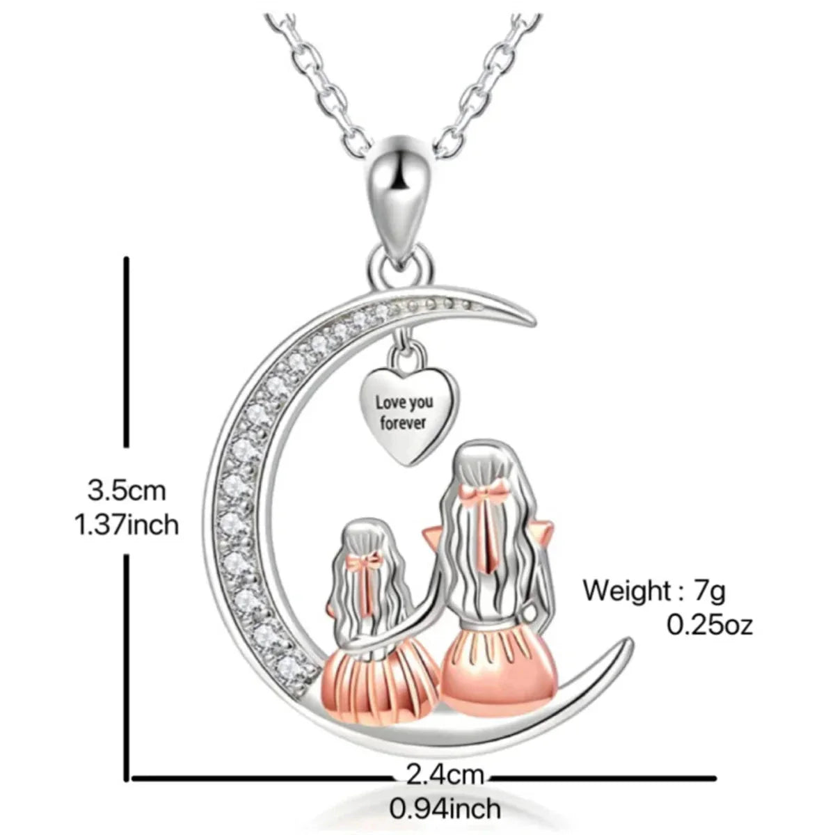 Eternal Bond Necklace – Mother & Daughter