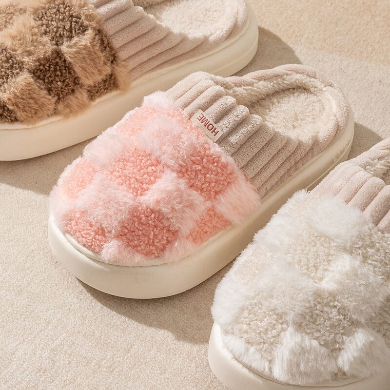Fashion Plaid Slipper Flip Flop for Women and Men