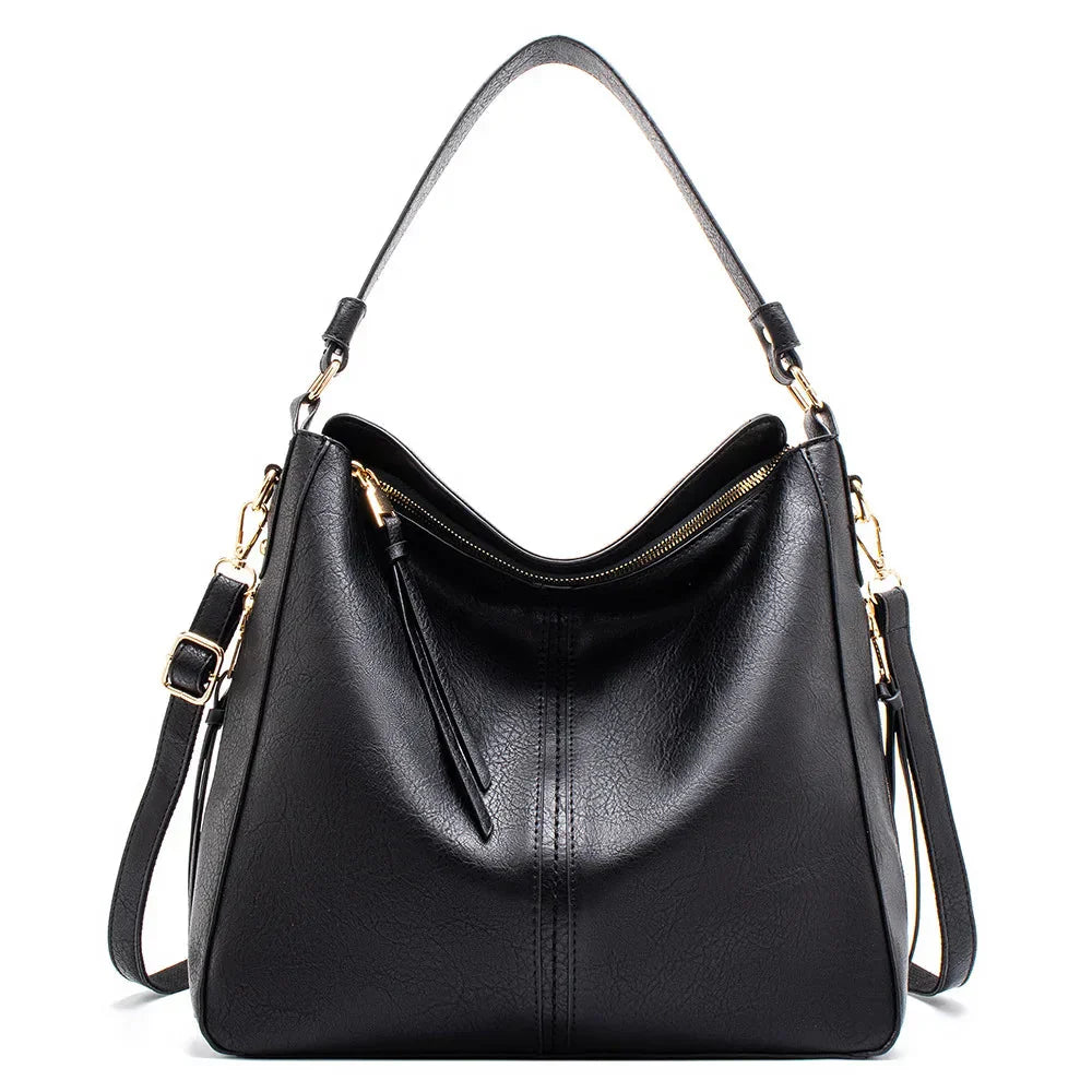 Leather Hobo Bag for Women