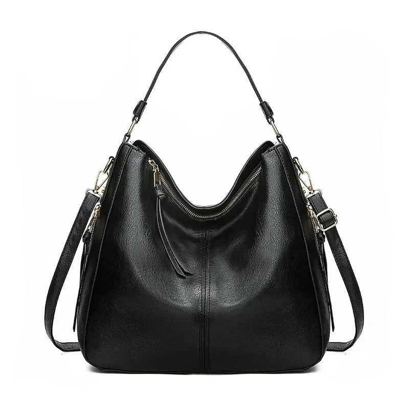 Leather Hobo Bag for Women