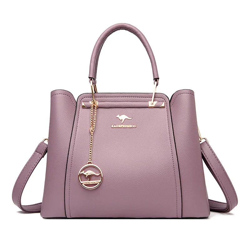 Luxurious Soft Leather Women's Shoulder and Crossbody Bag