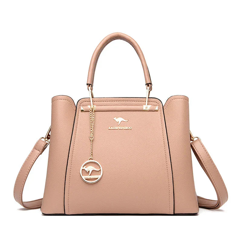 Luxurious Soft Leather Women's Shoulder and Crossbody Bag