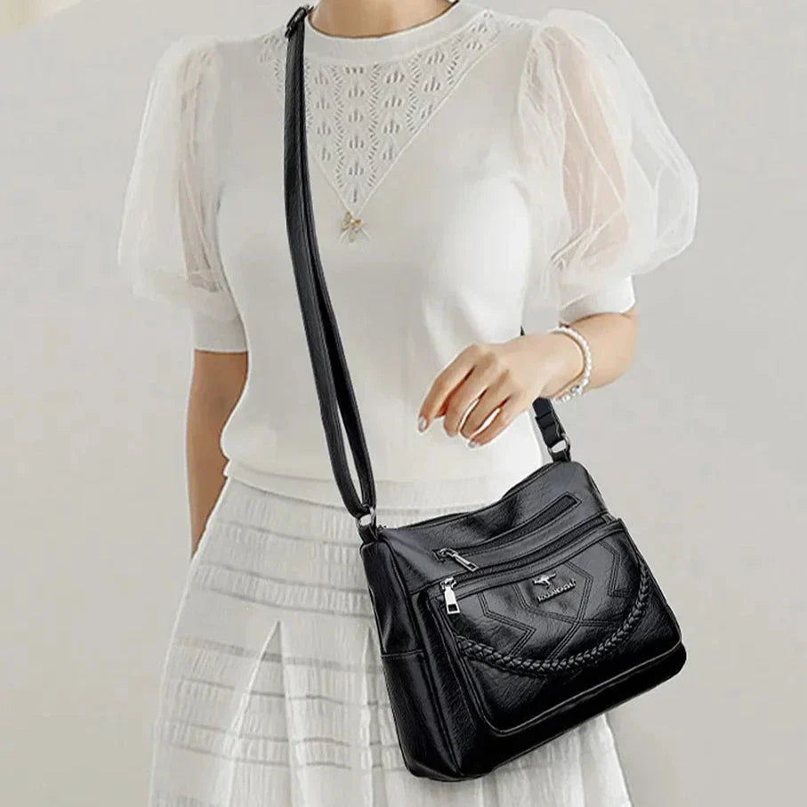 Luxury Soft Leather Crossbody Shoulder Bag