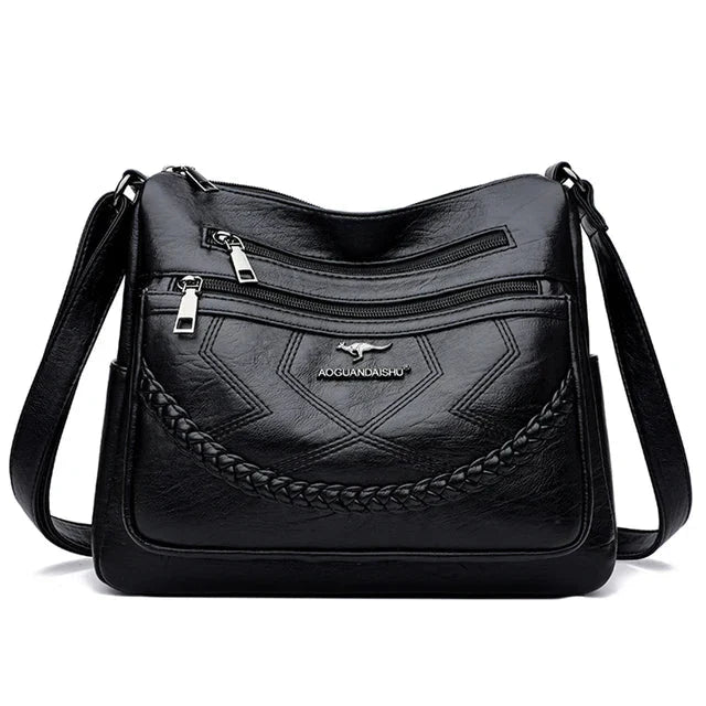 Luxury Soft Leather Crossbody Shoulder Bag
