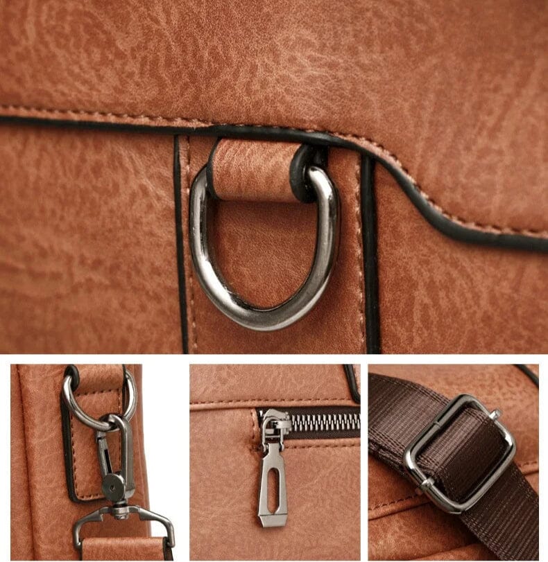 Men's Leather Briefcase Bag Wex