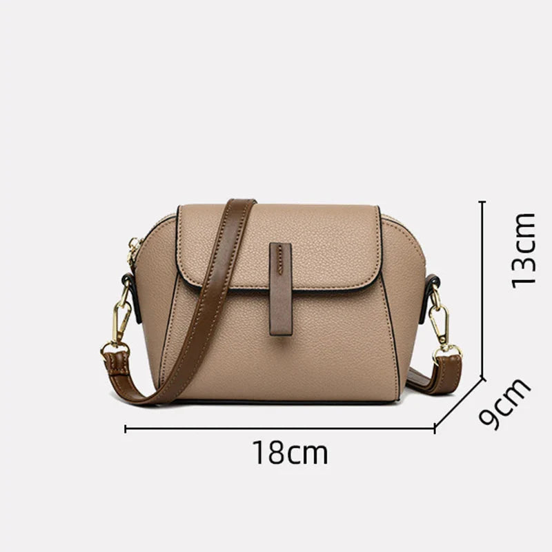 Millena Leather Shoulder Bag
