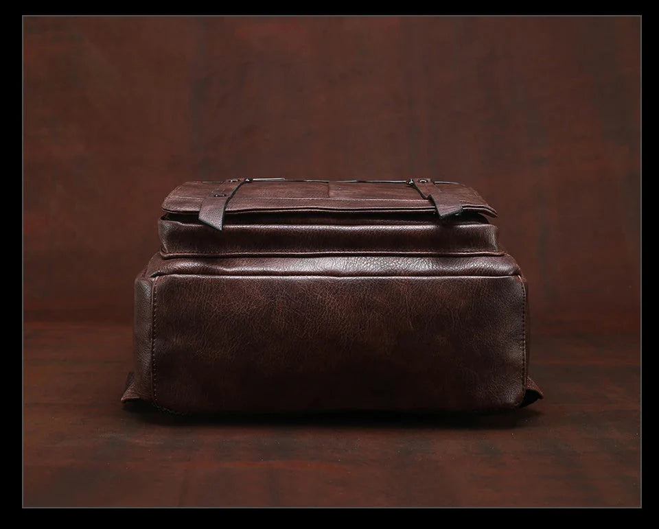 Premium Leather Backpack NomadTrail