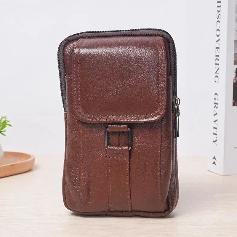 Premium Leather Waist Bag Maverick
