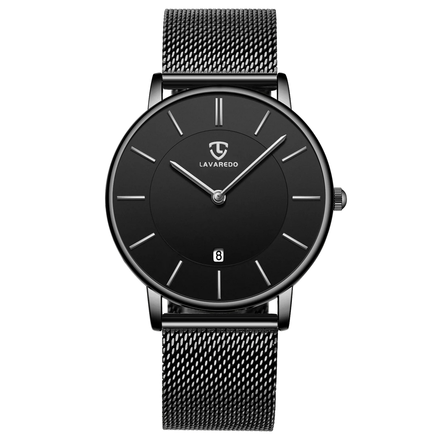 Refined Minimalist Men's Leather Wristwatch