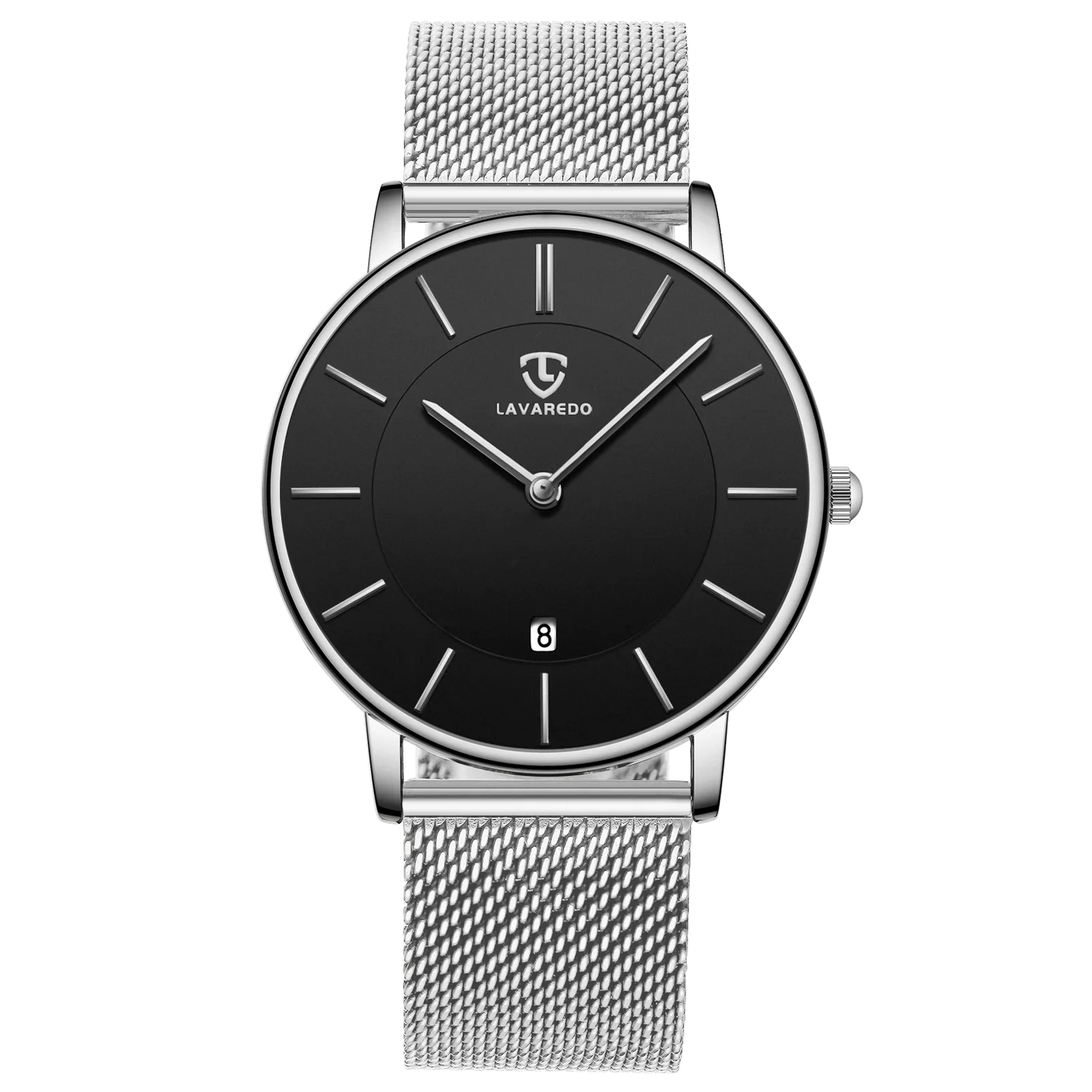 Refined Minimalist Men's Leather Wristwatch