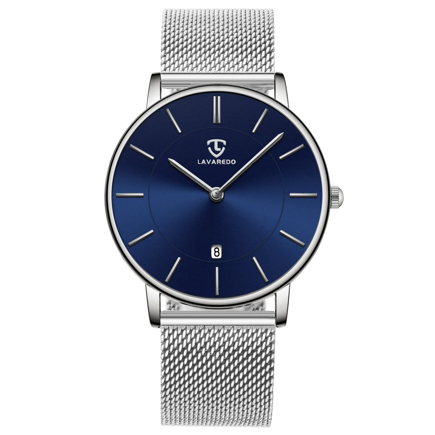 Refined Minimalist Men's Leather Wristwatch