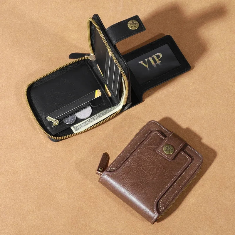 Rustic Men's Leather Wallet