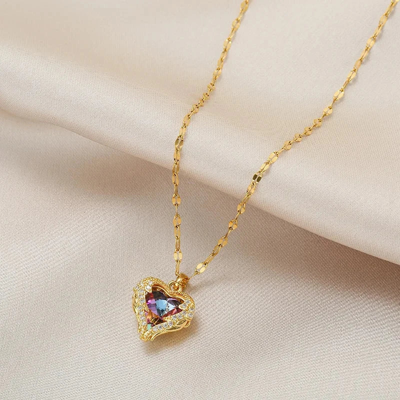 Thalira Elegance Women's Necklace – 18K Gold Plated