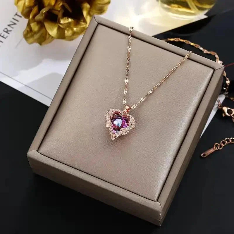 Thalira Elegance Women's Necklace – 18K Gold Plated
