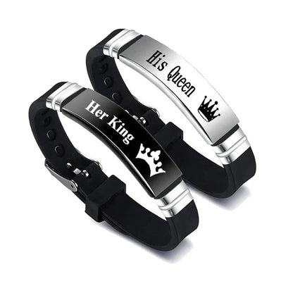 2-Piece Bracelet Set Royal Connection