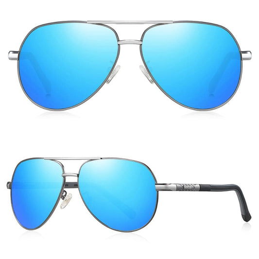 Sunglasses Barcur Aviator Titanium - Polarized
