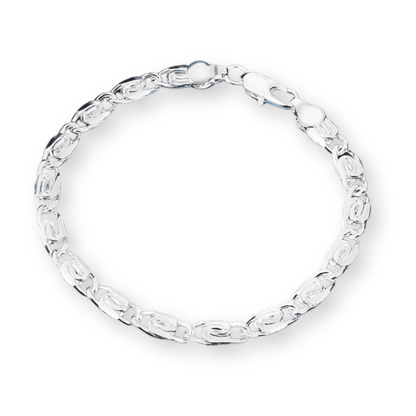 925 Silver Belgium Geometric Ziron Bracelet