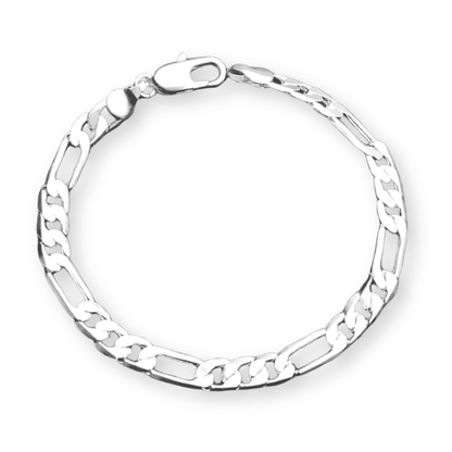 925 Silver Italy Bracelet with 4mm Zirconia
