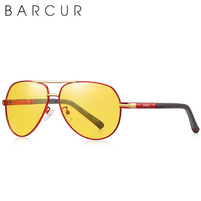 Sunglasses Barcur Aviator Titanium - Polarized