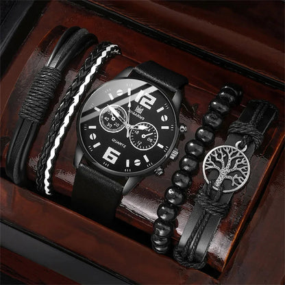 Dante Men's Leather Sports Watch
