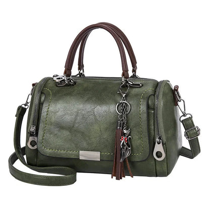 Elegant Women's Leather Shoulder Bag Alice
