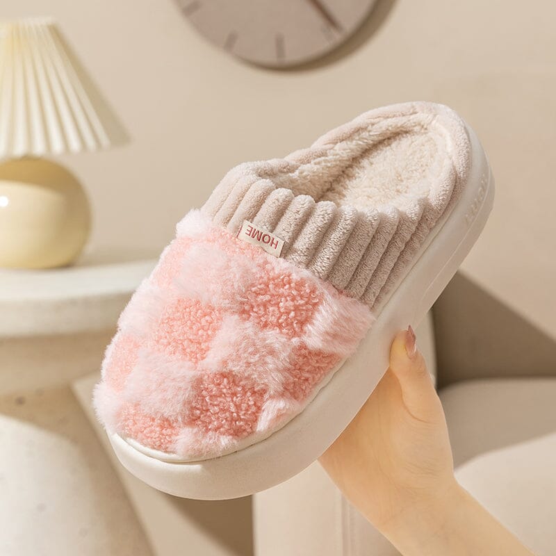 Fashion Plaid Slipper Flip Flop for Women and Men