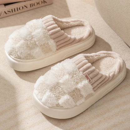 Fashion Plaid Slipper Flip Flop for Women and Men