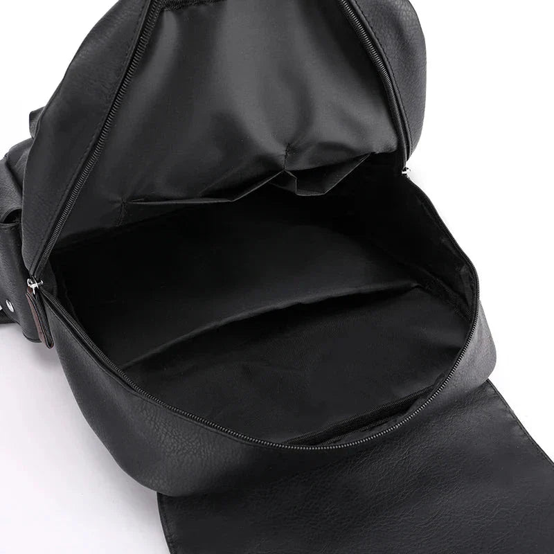 Leather Men's Backpack Balestrine
