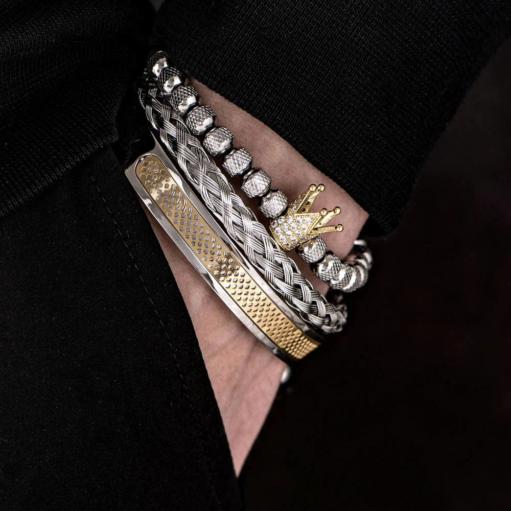 Vanguard Handmade Men's Bracelet Set