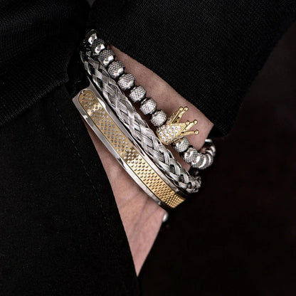 Vanguard Handmade Men's Bracelet Set