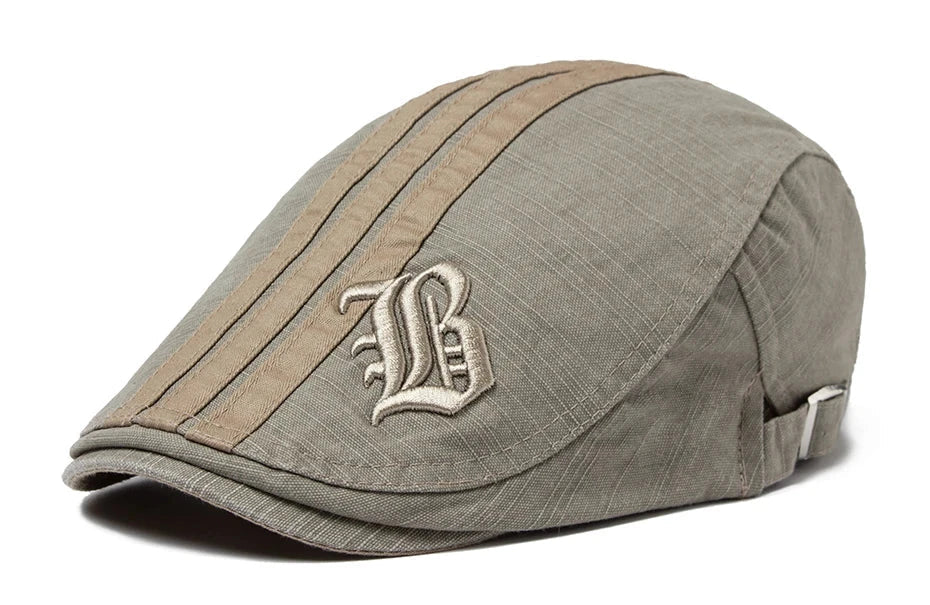 Men's Fashion Embroidered Beret