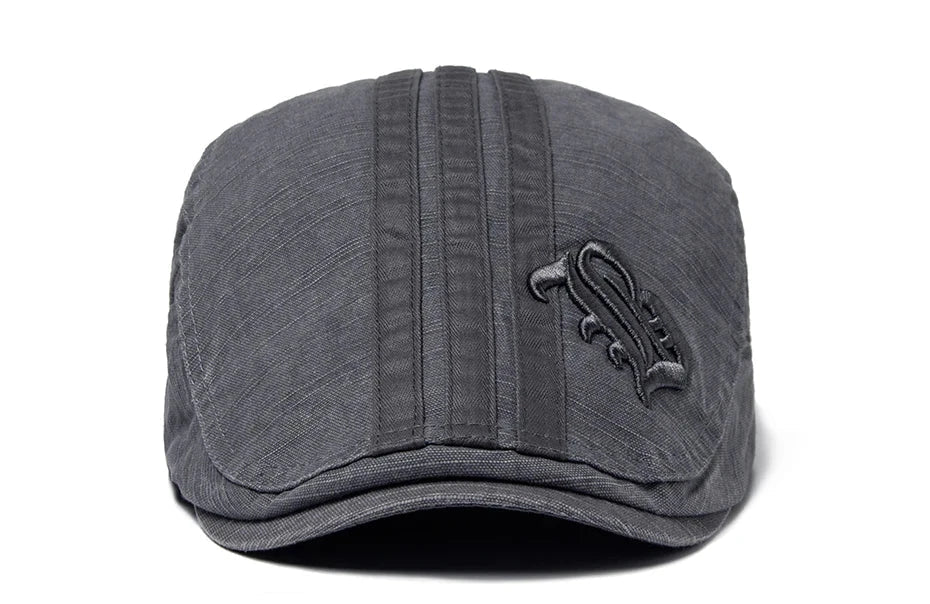 Men's Fashion Embroidered Beret
