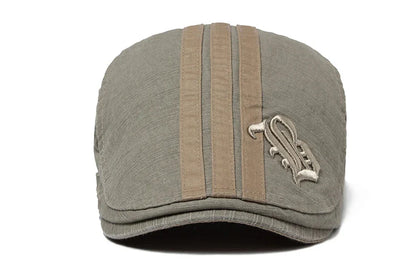 Men's Fashion Embroidered Beret