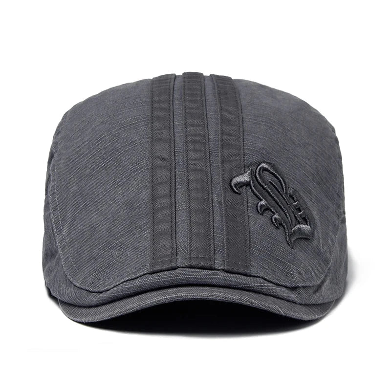 Men's Fashion Embroidered Beret