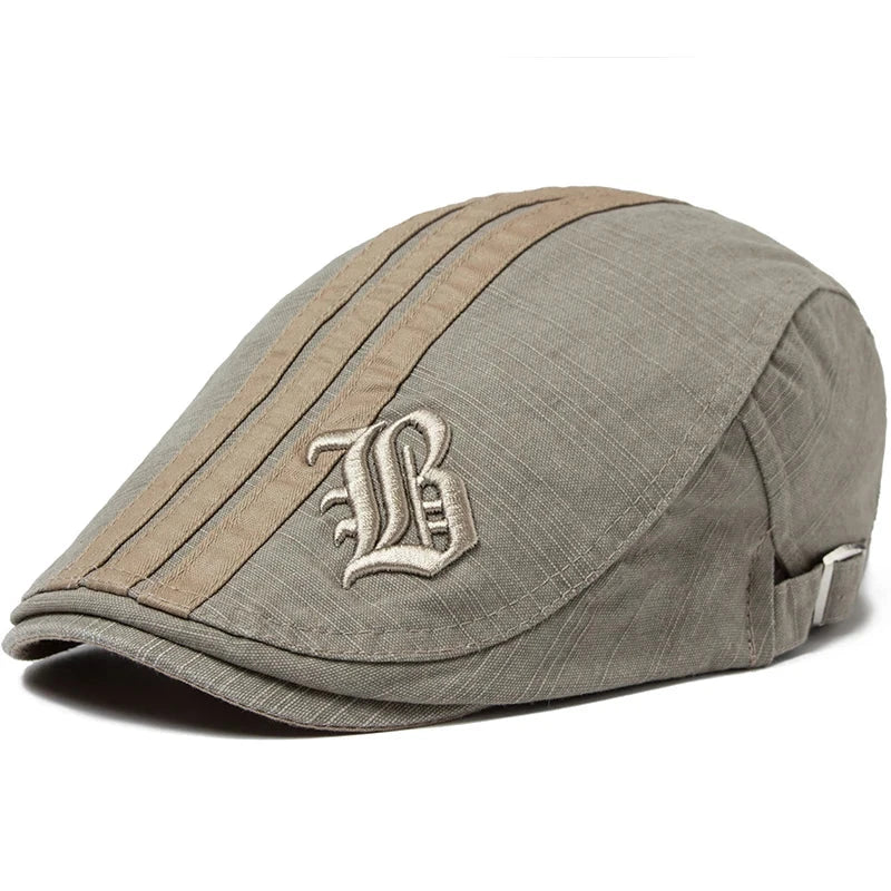 Men's Fashion Embroidered Beret