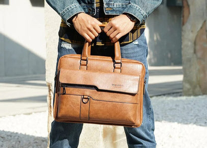 Men's Leather Briefcase Bag Wex