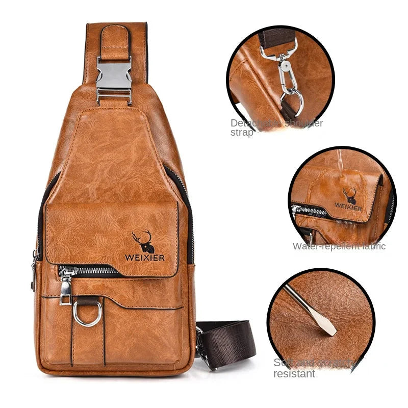 Phoenix Leather Crossbody Bag