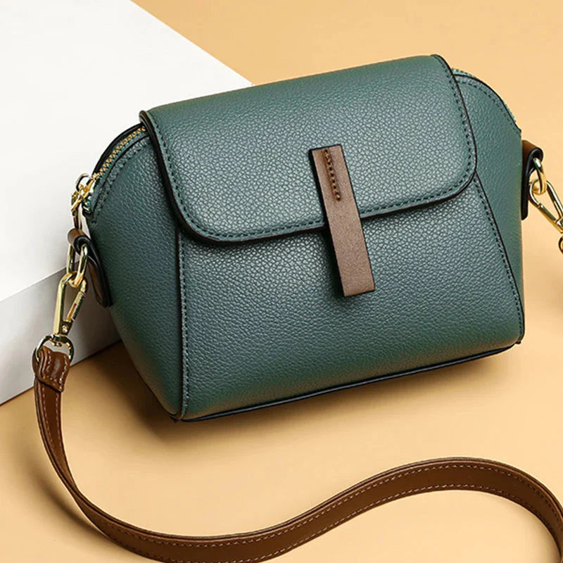 Millena Leather Shoulder Bag