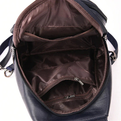 Multifunctional Women's Leather Backpack Allessa