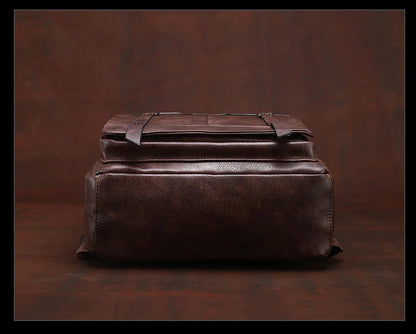 Premium Leather Backpack NomadTrail