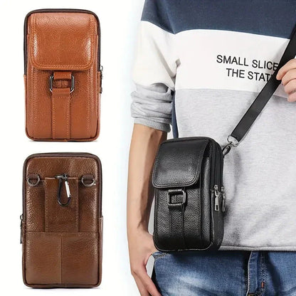 Premium Leather Waist Bag Maverick