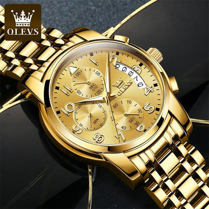 OLEVS fine gold watch (Limited edition)