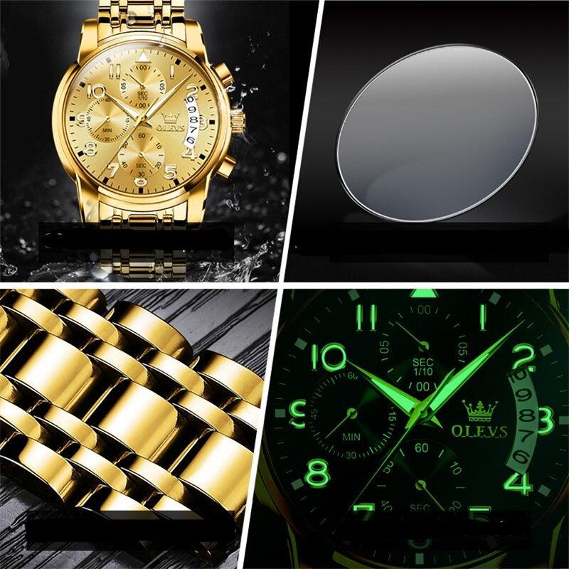 OLEVS fine gold watch (Limited edition)