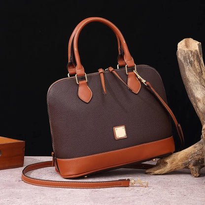 Retro Women's Leather Bag - Helena Classic