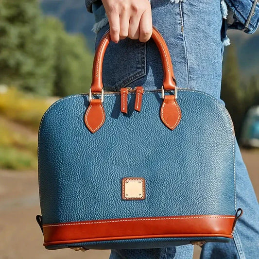Retro Women's Leather Bag - Helena Classic