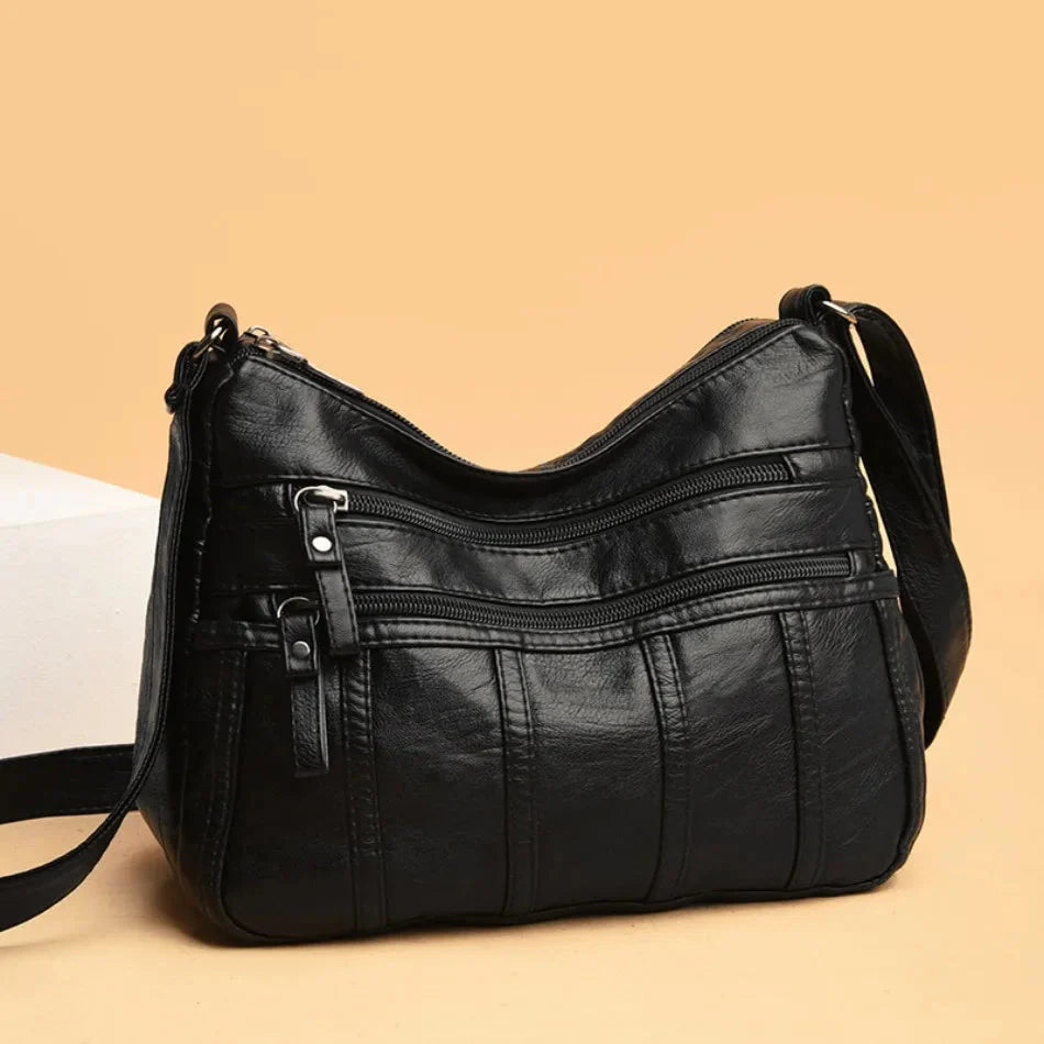 Serena Soft Leather Crossbody Bag