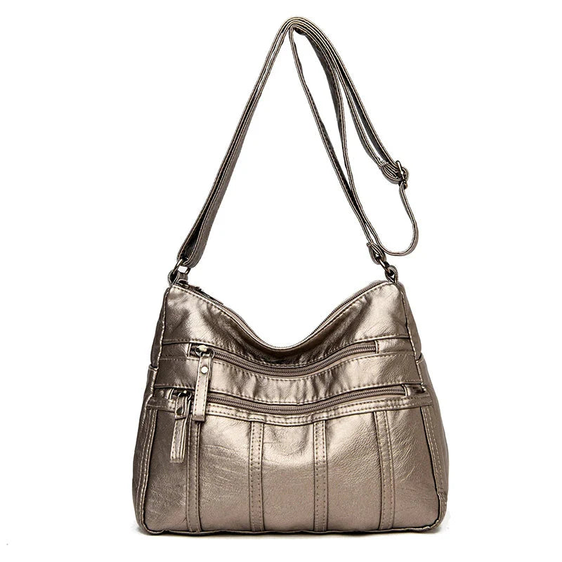 Serena Soft Leather Crossbody Bag
